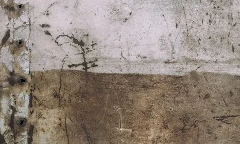 The walls have stains ingrained