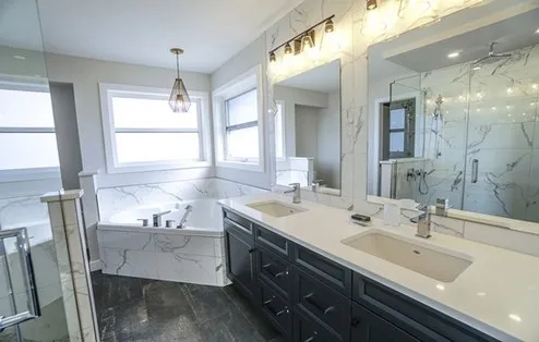 Winter frosted bathroom mirror, what to do? 