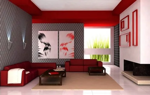 How to decorate your house, choose red tones Cheap feng shui