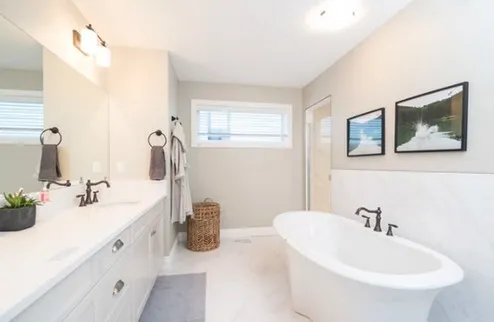 Which bathroom should be in the house?