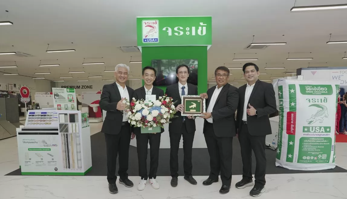 “จระเข้” ร่วมแสดงความยินดี “ไดนาสตี้ ไทล์ท้อป” เปิดสาขาใหม่ร