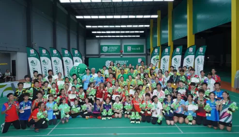 การแข่งขัน JORAKAY JUNIOR BADMINTON CHAMPIONSHIP 2023 ในสนาม