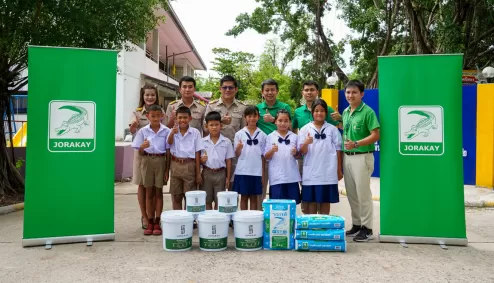 “Crocodiles only give” Social activities (CSR) supporting cr