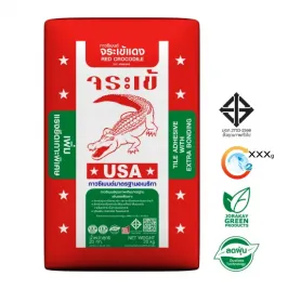 กาวซีเมนต์ จระเข้แดง | Red Crocodile Tile Adhesive