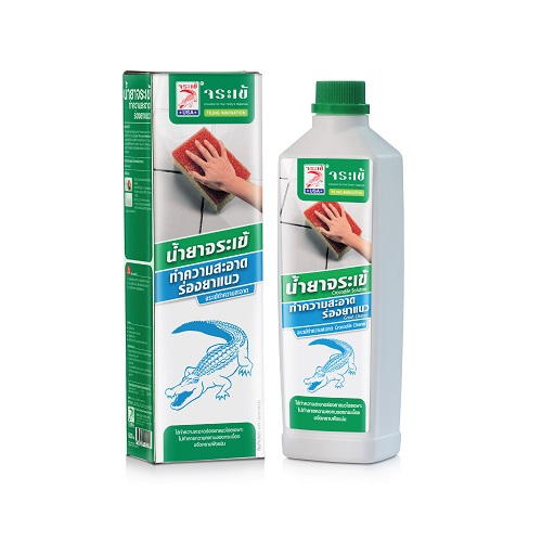 น้ำยาจระเข้ทําความสะอาดร่องยาแนว