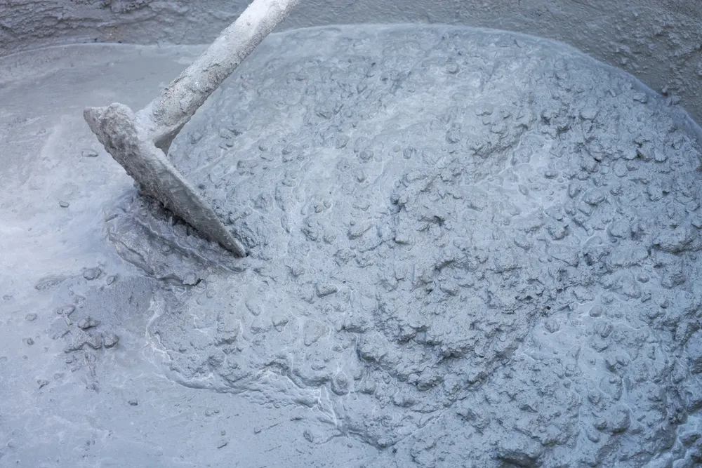 การผสมปูนเทพื้น