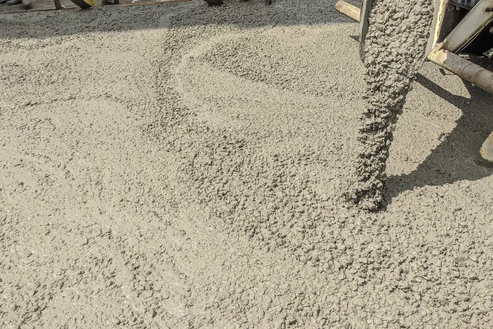 การเทพื้นคอนกรีต