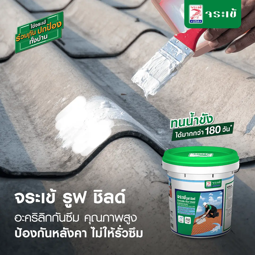 อะคริลิกกันซึม จระเข้ รูฟ ชิลด์