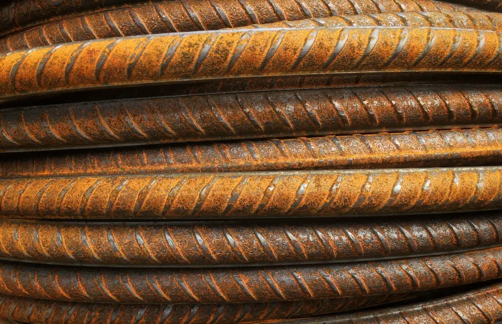 เหล็กเส้นขึ้นสนิม