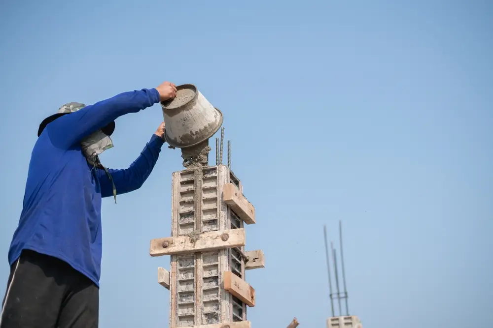 การเทคอนกรีต