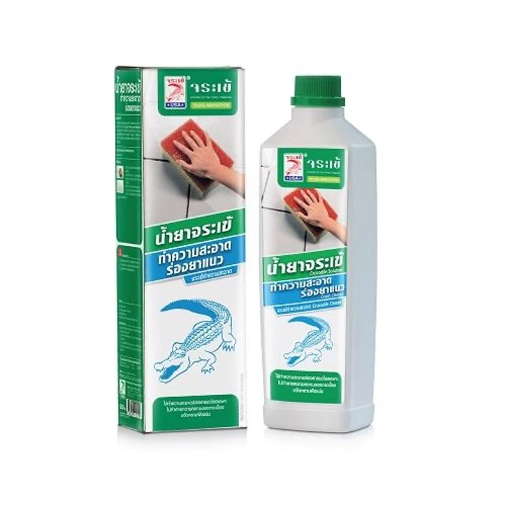 น้ำยาจระเข้ ทำความสะอาดร่องยาแนว