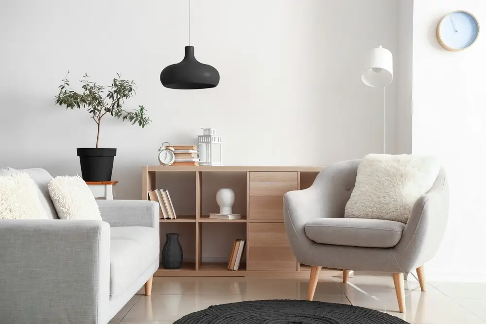 เฟอร์นิเจอร์สีสันเรียบง่าย