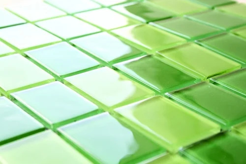 ภาพ: กระเบื้องสีเขียว