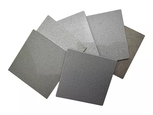 ตัวอย่างแผ่นหินสังเคราะห์