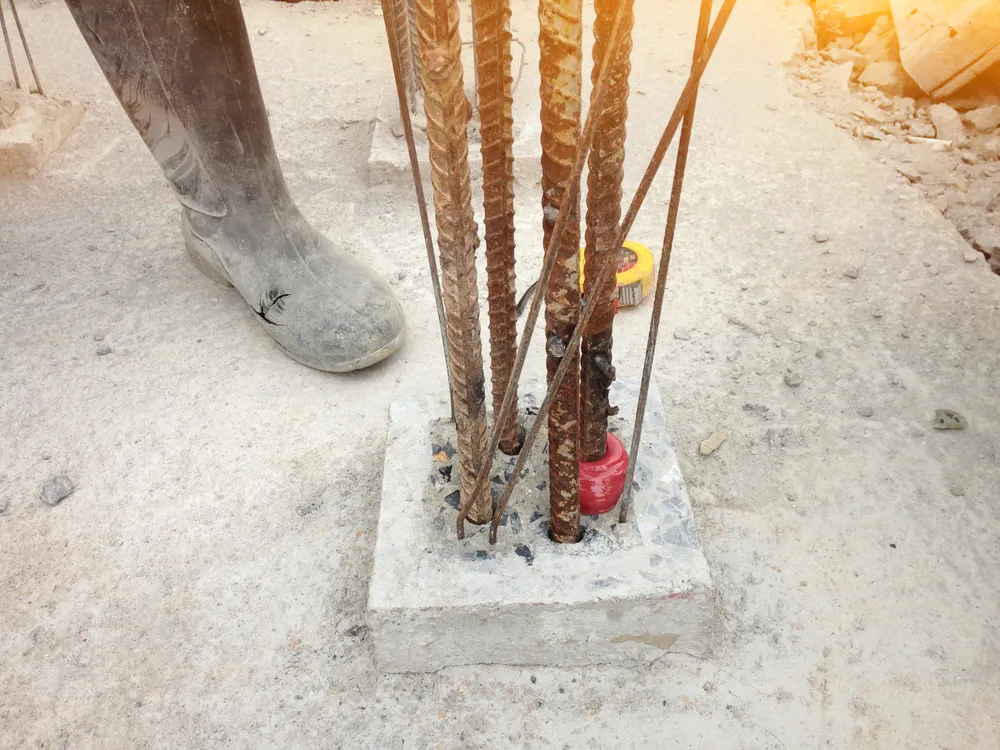 การเสียบเหล็กในแนวดิ่ง