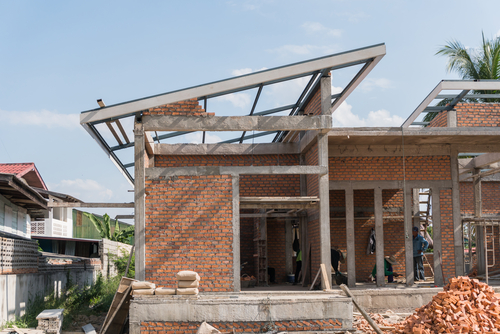 การก่อสร้างบ้านชั้นเดียว