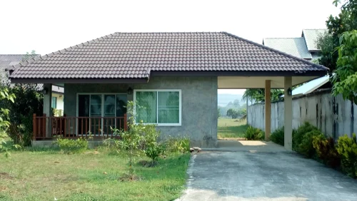 บ้านชั้นเดียวอยู่ใกล้ชิดธรรมชาติ